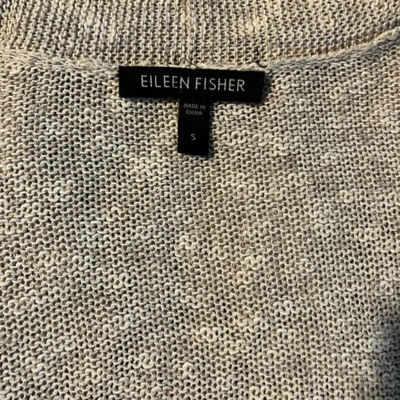 Eileen Fisher Linen Blend Open Cardigan - Picture 8 of 8